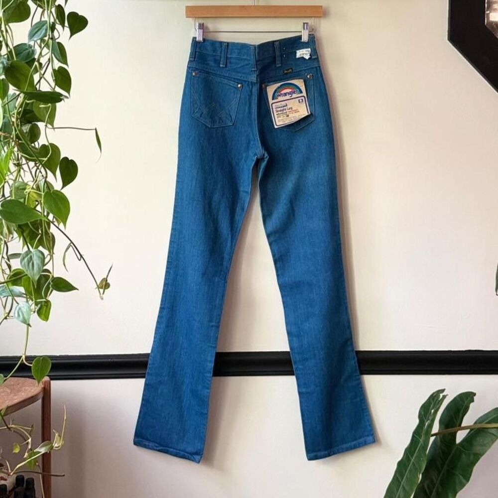 Vintage 1970s Wrangler deadstock flare jeans